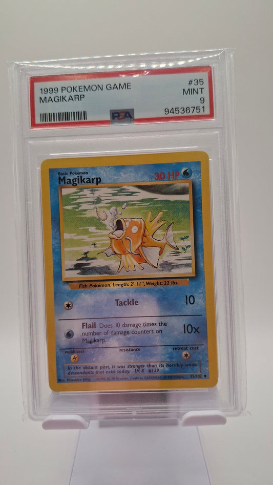 Base Set Magikarp 35 PSA 9