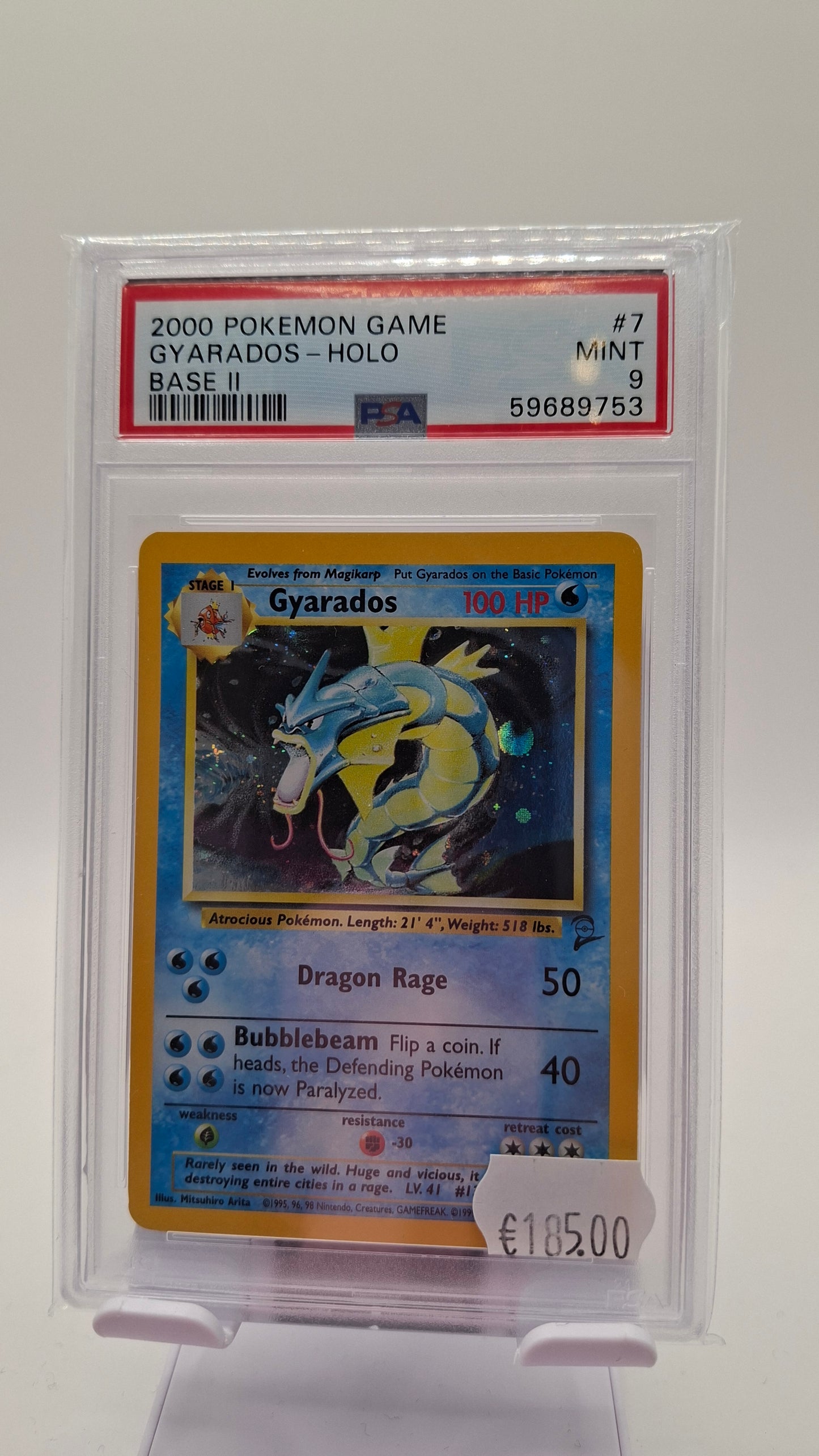 Gyarados Base 2 PSA 9