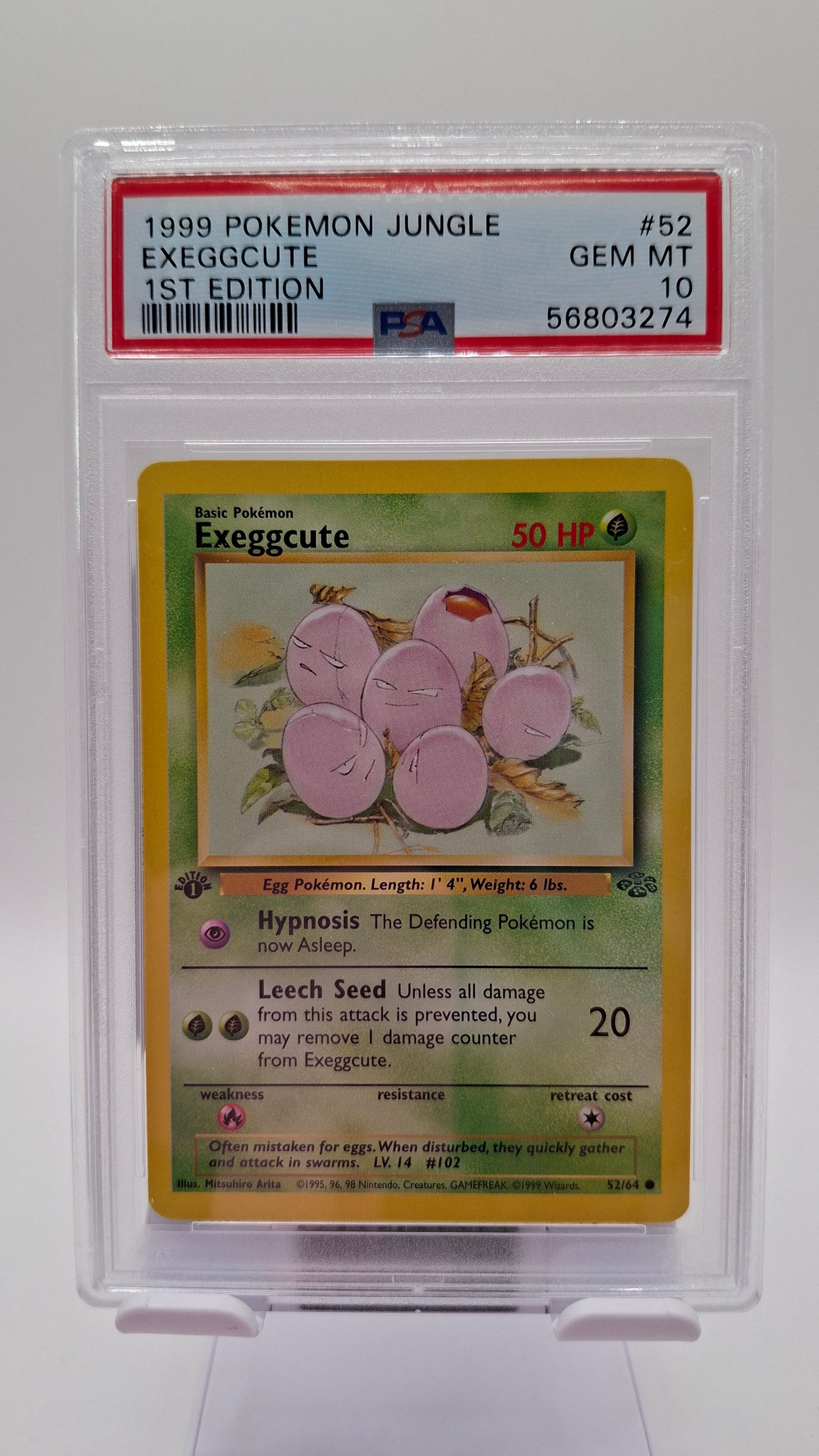 Exeggcute 1st ed 52 PSA 10