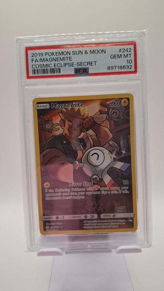 Magnemite Secret 242 PSA 10