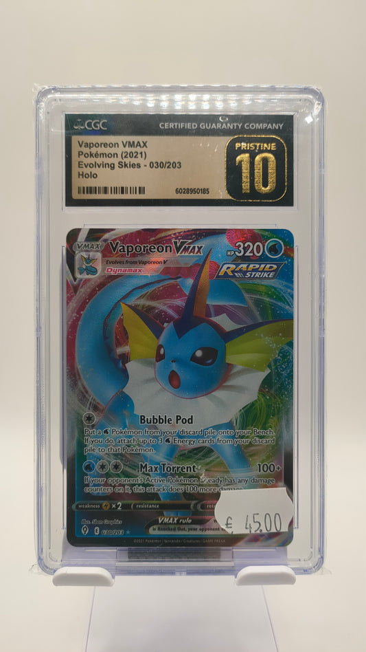 Vaporeon 030 CGC Pristine 10