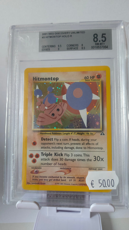 Hitmontop Holo BGS 8.5