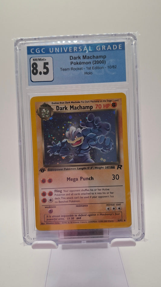Dark Machamp Holo 1ed CGC 8.5