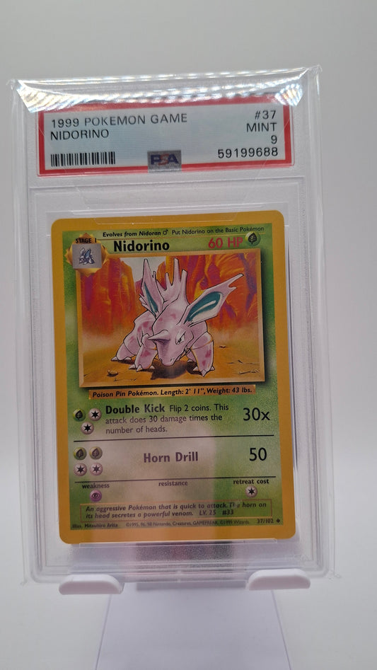 Base Set Nidorino 37 PSA 9