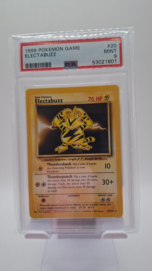 Base Set Electabuzz 20 PSA 9