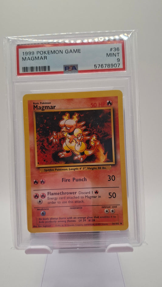 Base Set Magmar 36 PSA 9
