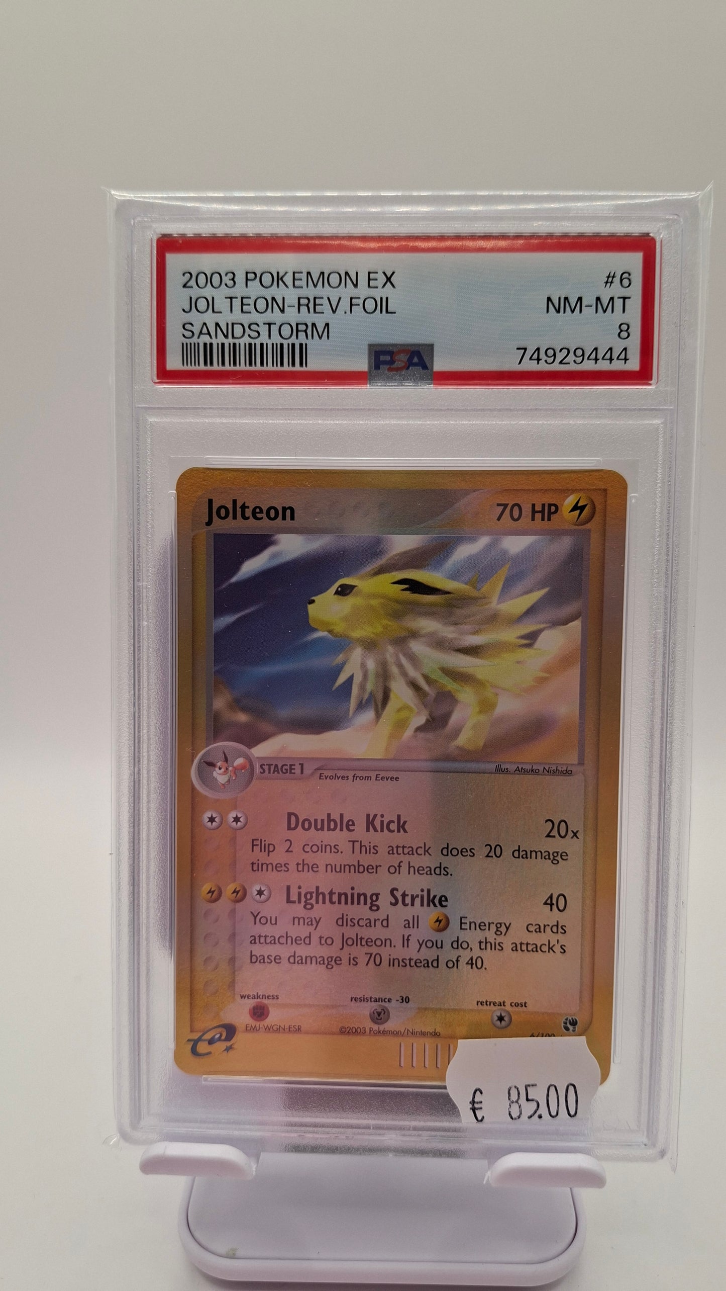 Jolteon 6 Reverse PSA 8