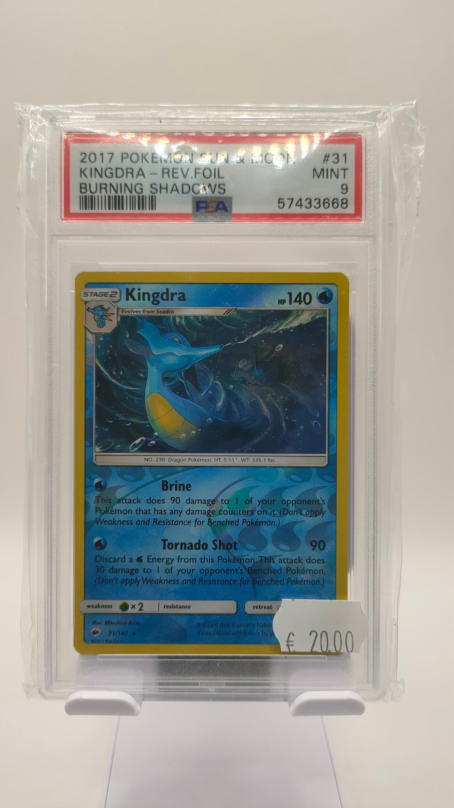 Kingdra Rev. Holo PSA 9