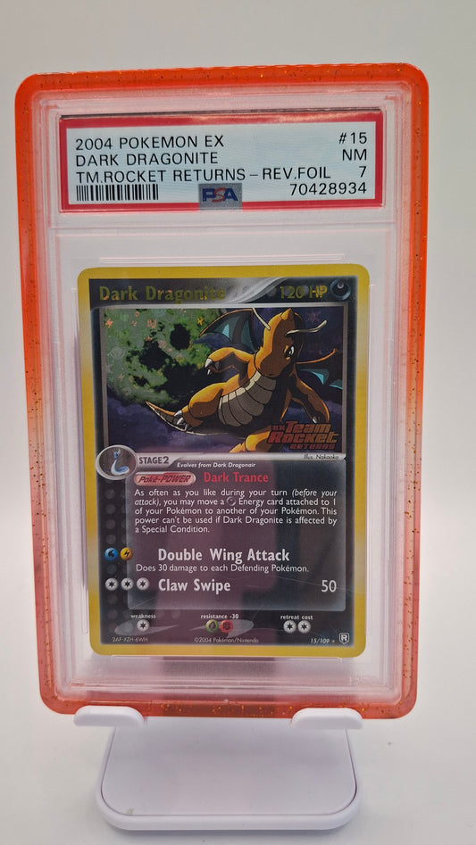 Dark Dragonite Rev. 15 PSA 7