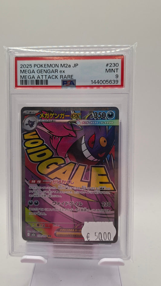 Mega Gengar 230 JP PSA 9