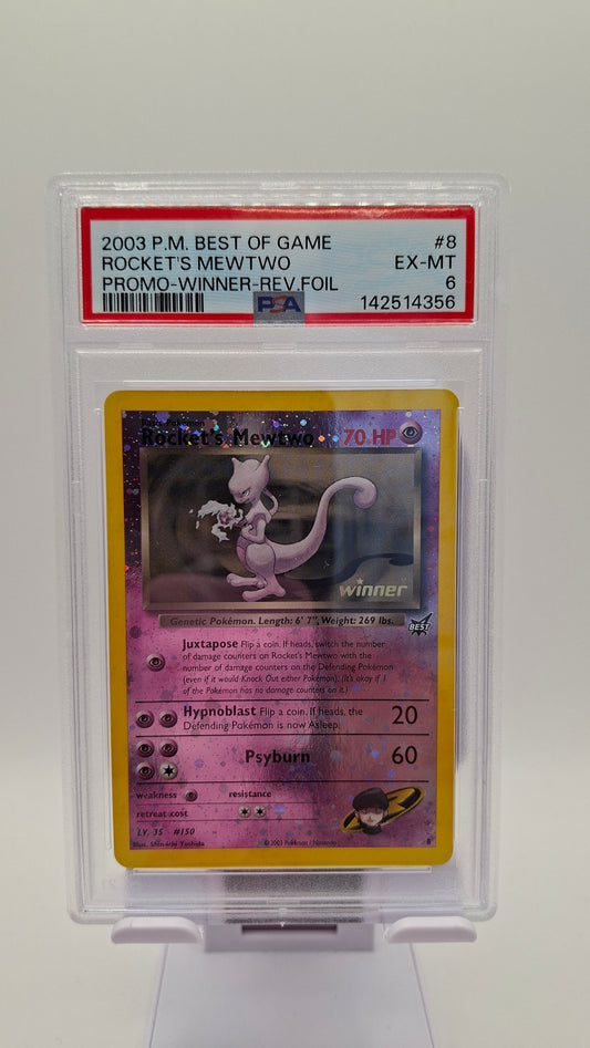 Rocket's Mewtwo Winner PSA 6