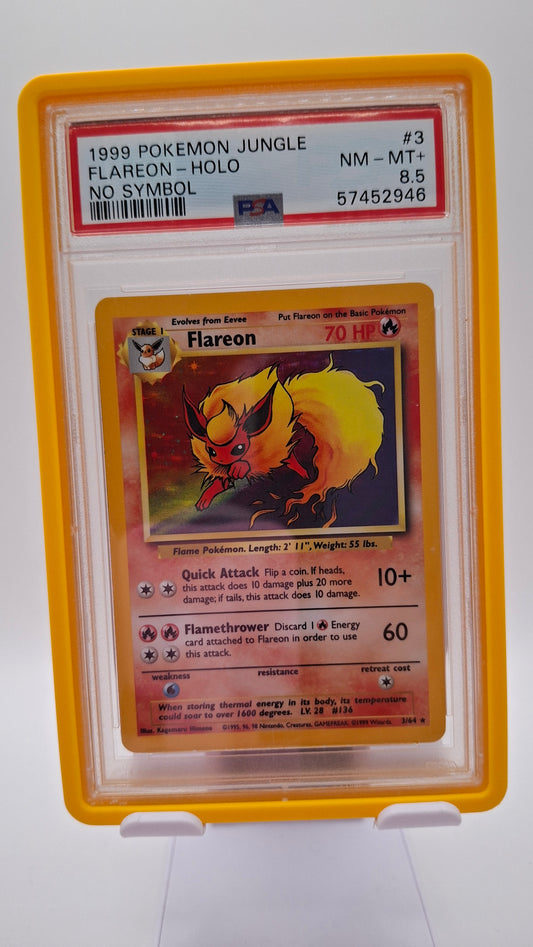Flareon No Symbol Holo PSA 8.5