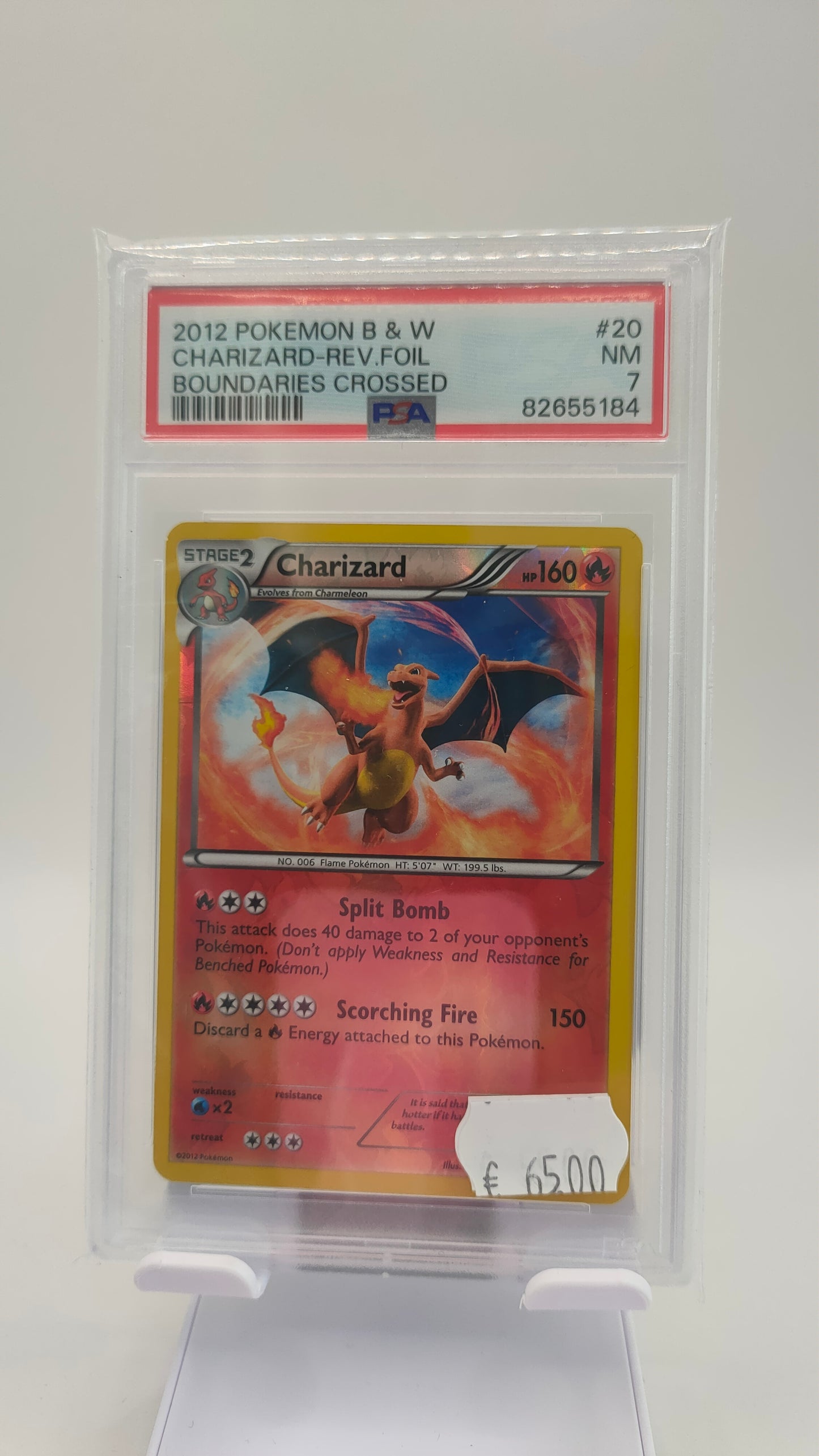 Charizard Rev 20 PSA 7