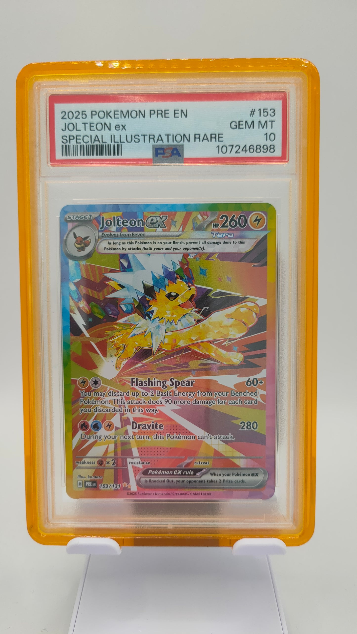 Jolteon ex 153 PSA 10