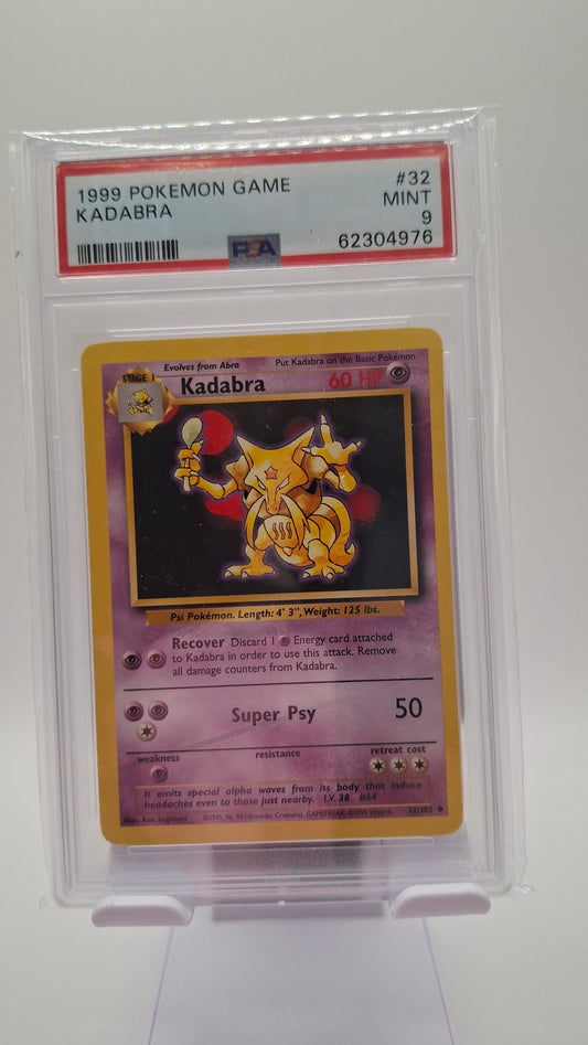 Base Set Kadabra 32 PSA 9