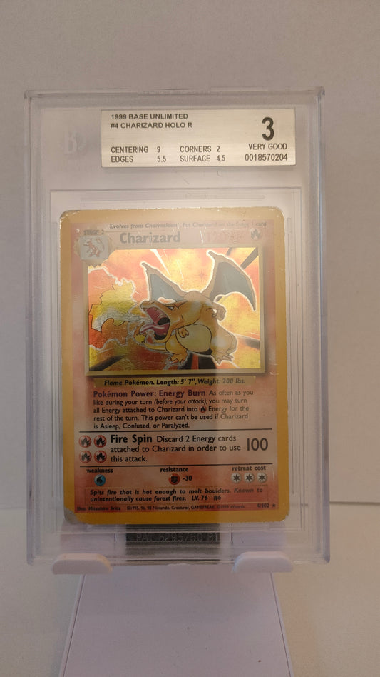 Base set Charizard BGS 3
