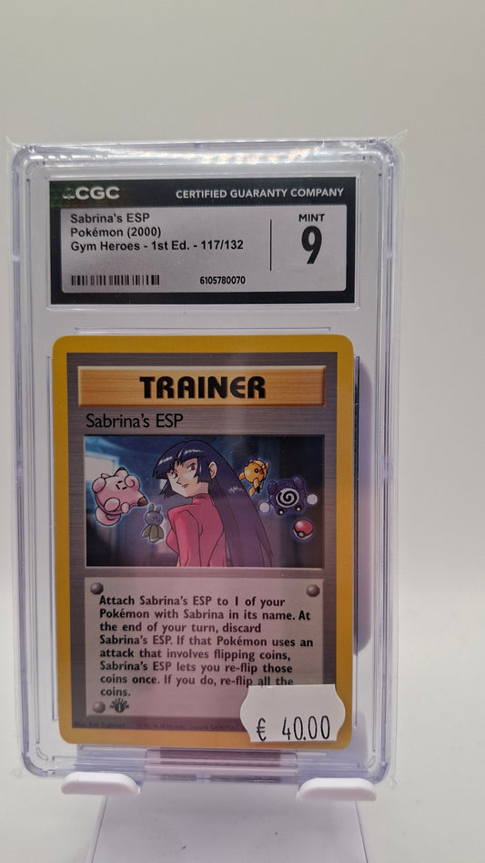 Sabrina's ESP 1st ed 117 CGC 9