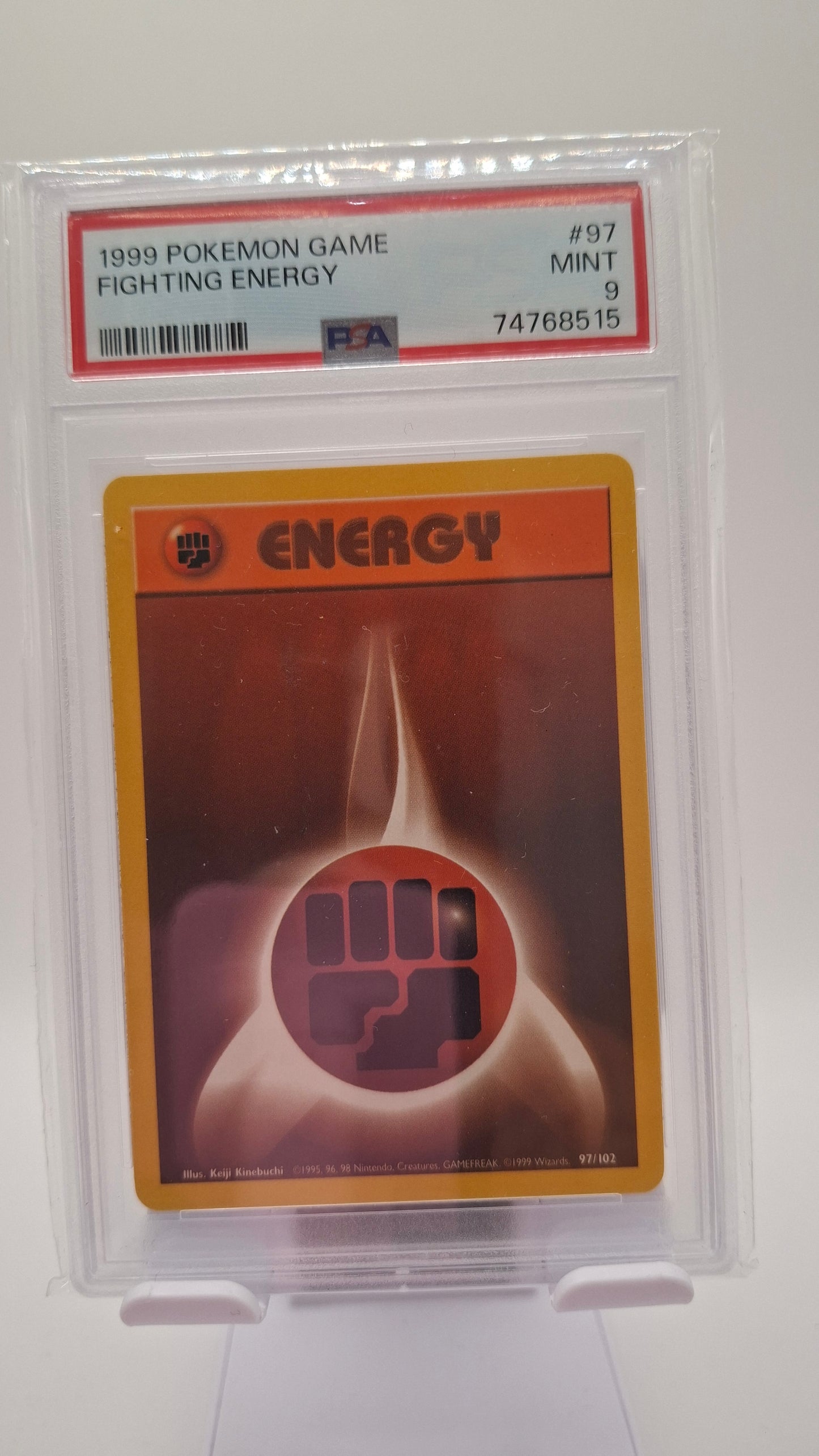 Base Set Fighting Energy 97 PSA 9