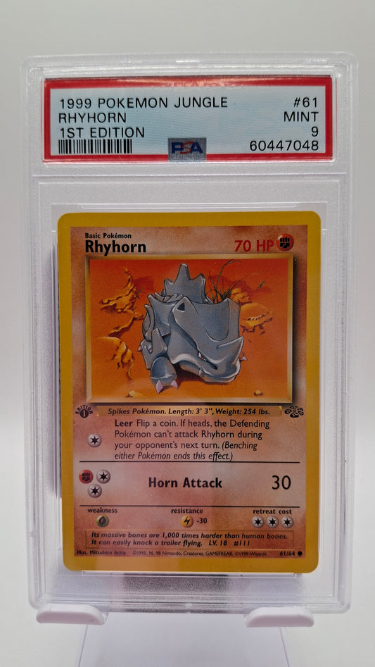 Rhyhorn 1st ed 61 PSA 9