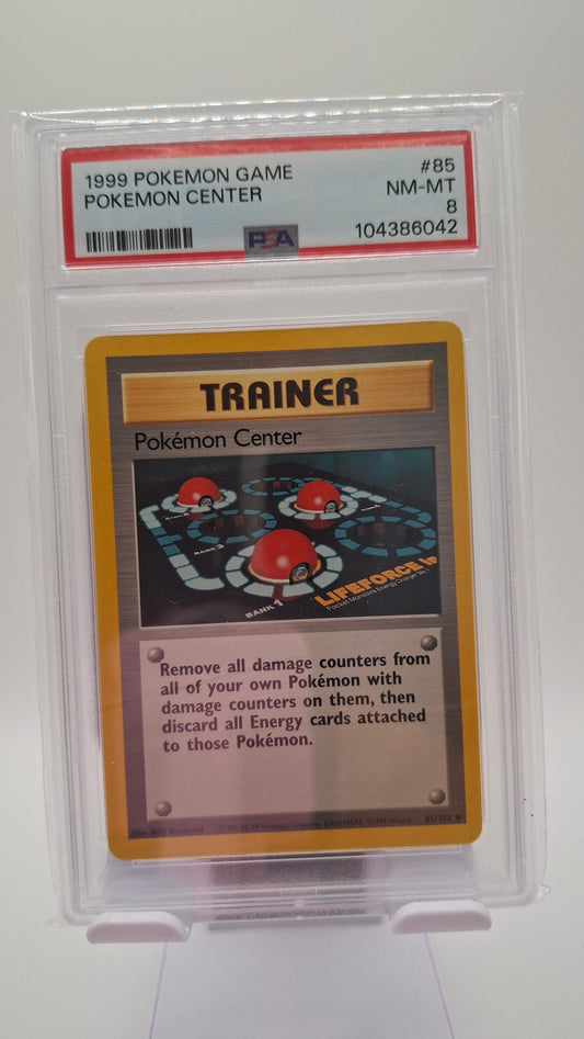 Base Set Pokemon Center 85 PSA 8