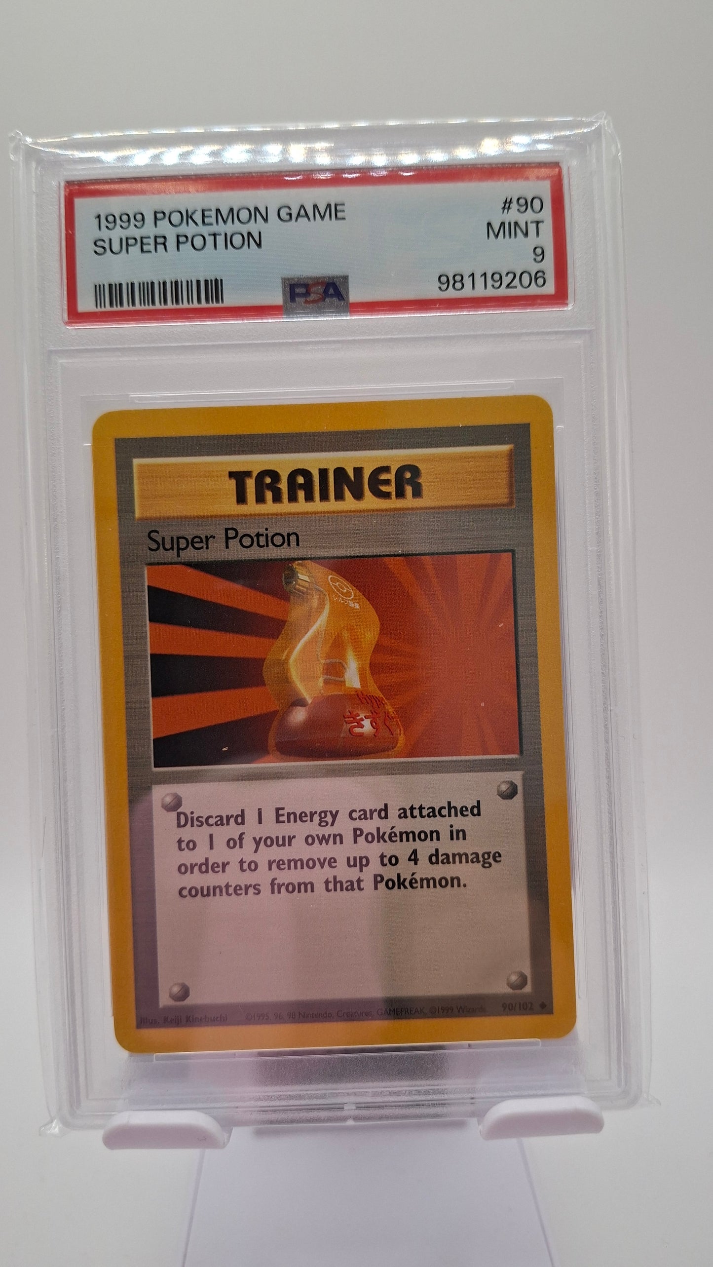 Base Set Super Potion 90 PSA 9