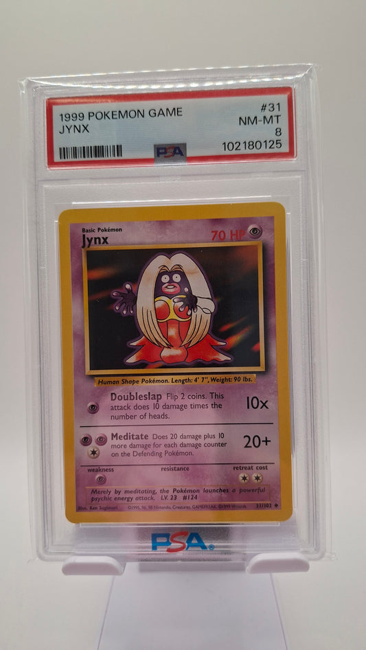 Base Set Jynx 31 PSA 8
