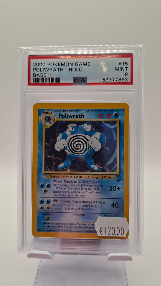Poliwrath Base 2 PSA 9
