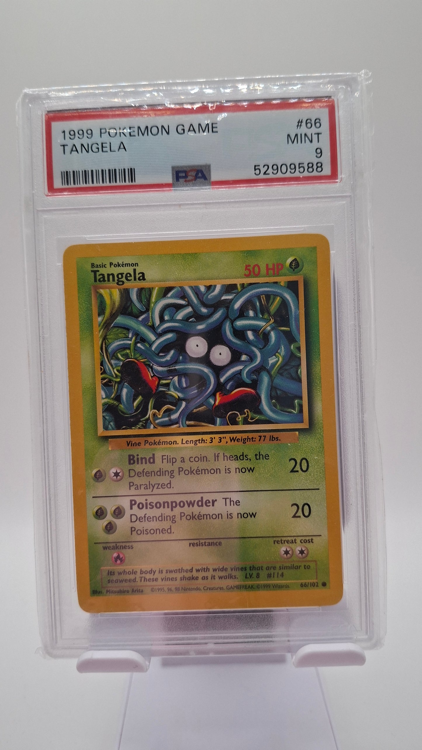 Base Set Tangela 66 PSA 9