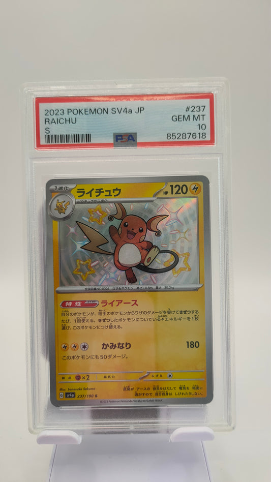 Shiny Raichu 237 JP PSA 10