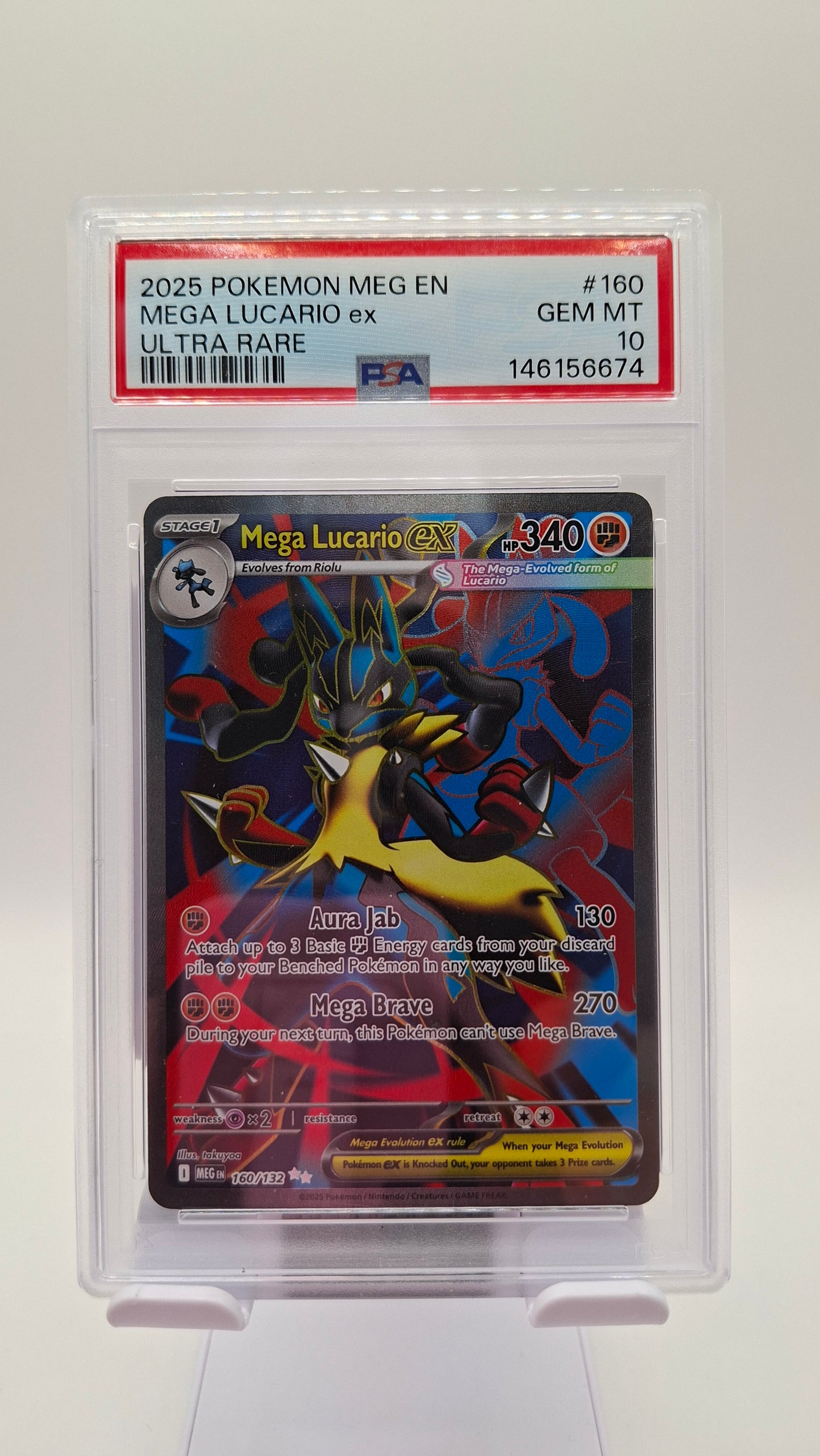 Mega Lucario 160 PSA 10