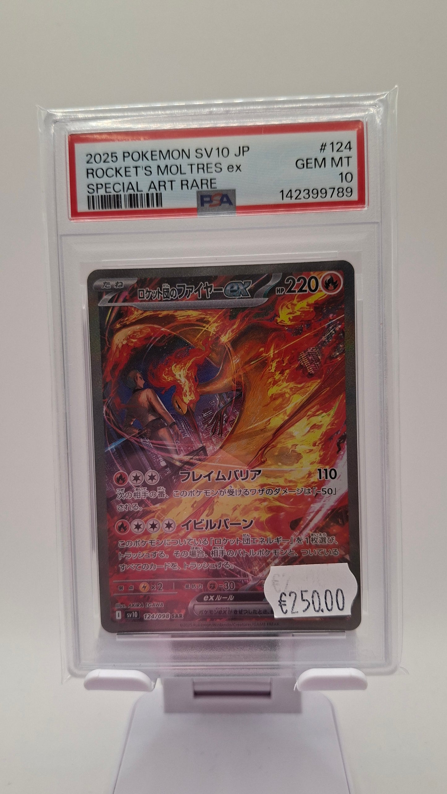 Rocket's Moltres 124 JP PSA 10