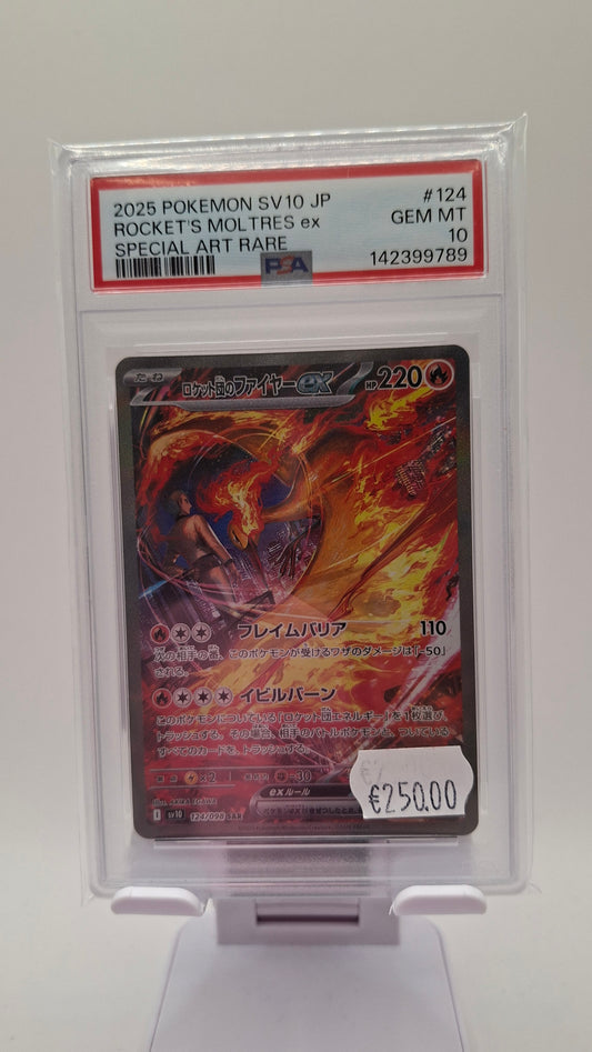 Rocket's Moltres 124 JP PSA 10