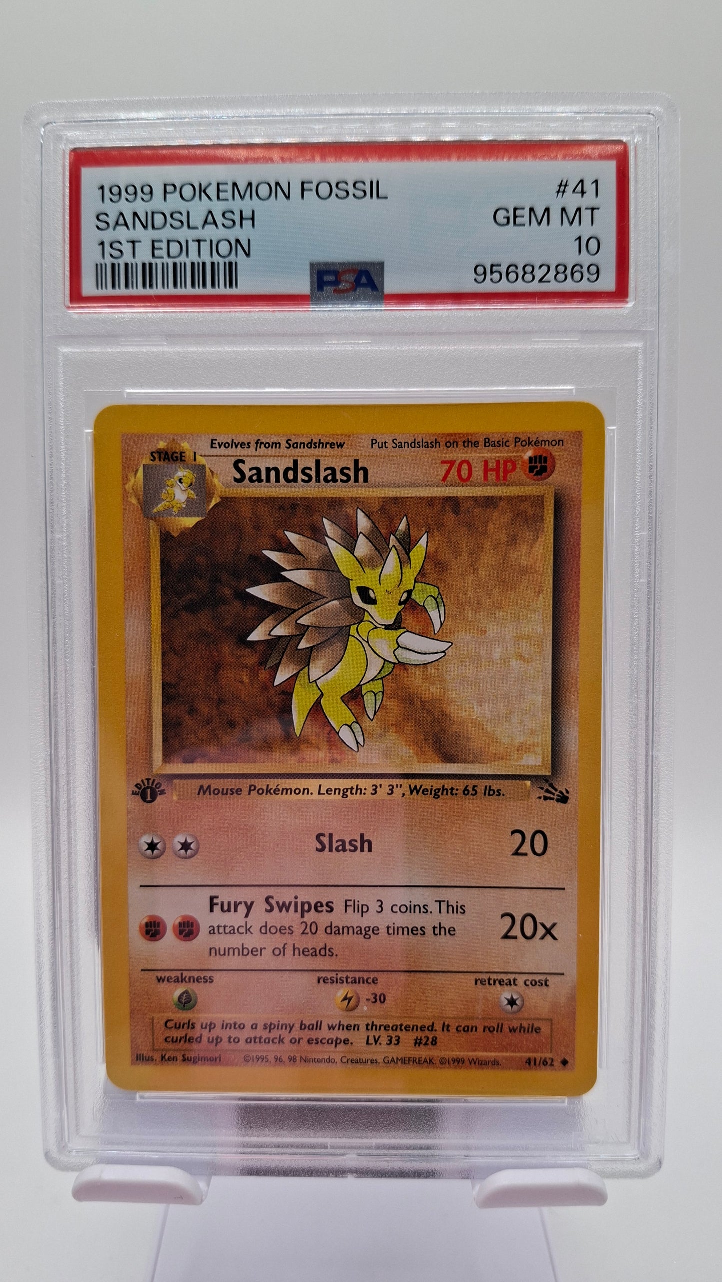 Sandslash 1st ed 41 PSA 10