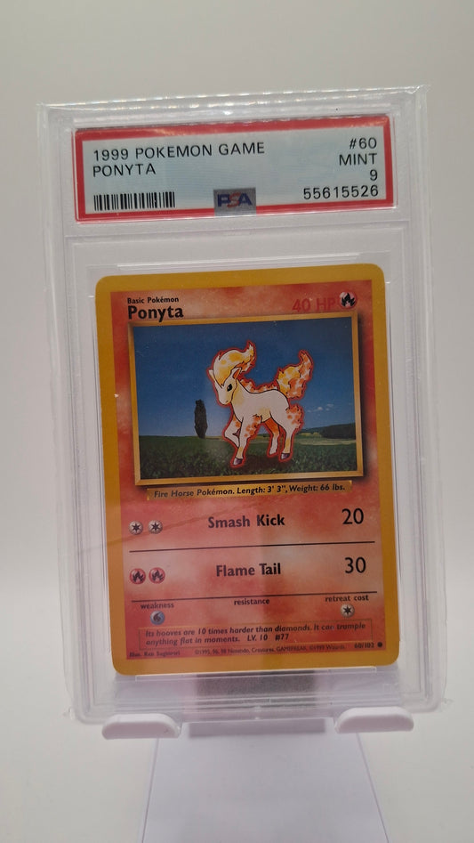 Base Set Ponyta 60 PSA 9