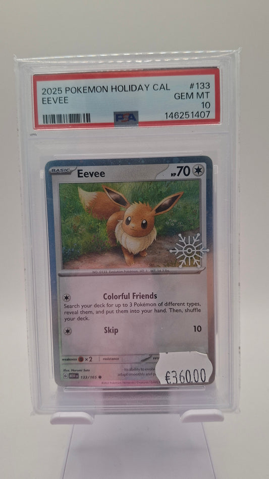 Eevee Holiday 133 PSA 10