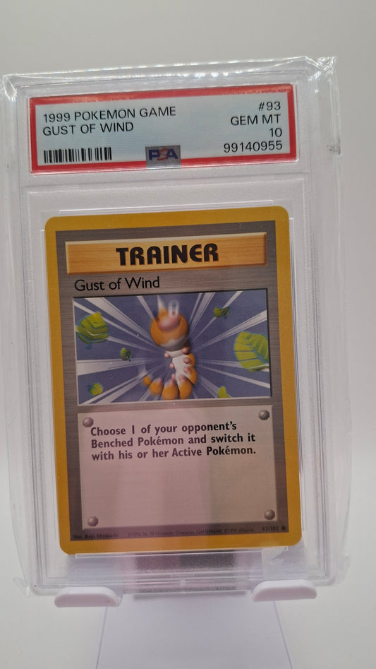 Base Set Gust of Wind 93 PSA 10