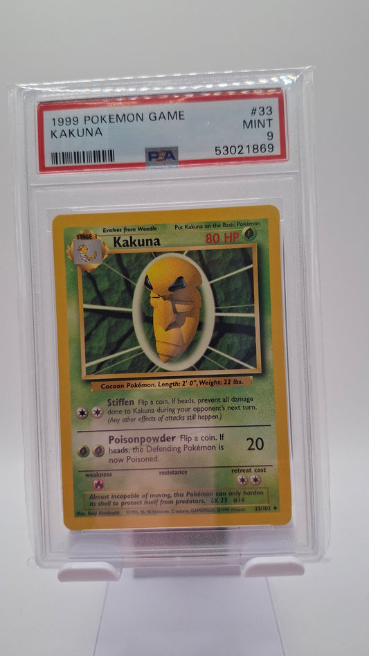 Base Set Kakuna 33 PSA 9