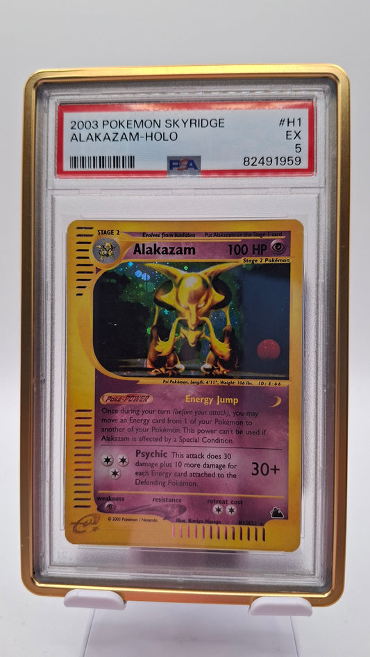Alakazam Holo H1 PSA 5