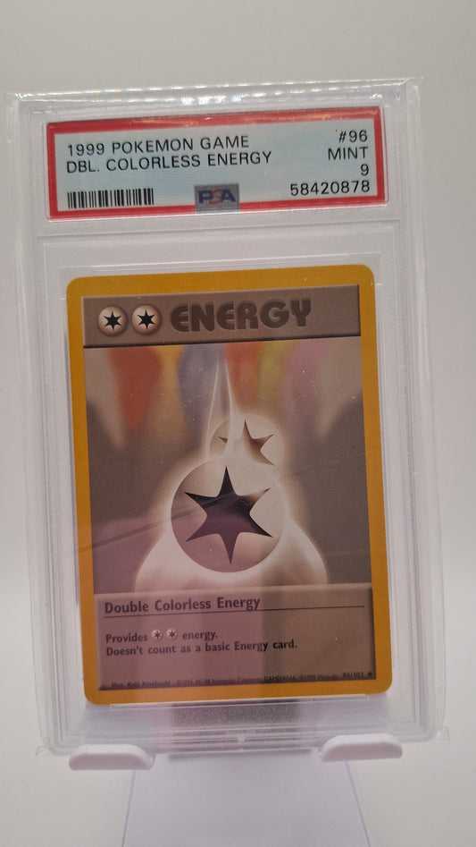 Base Set Double Colorless Energy 96 PSA 9