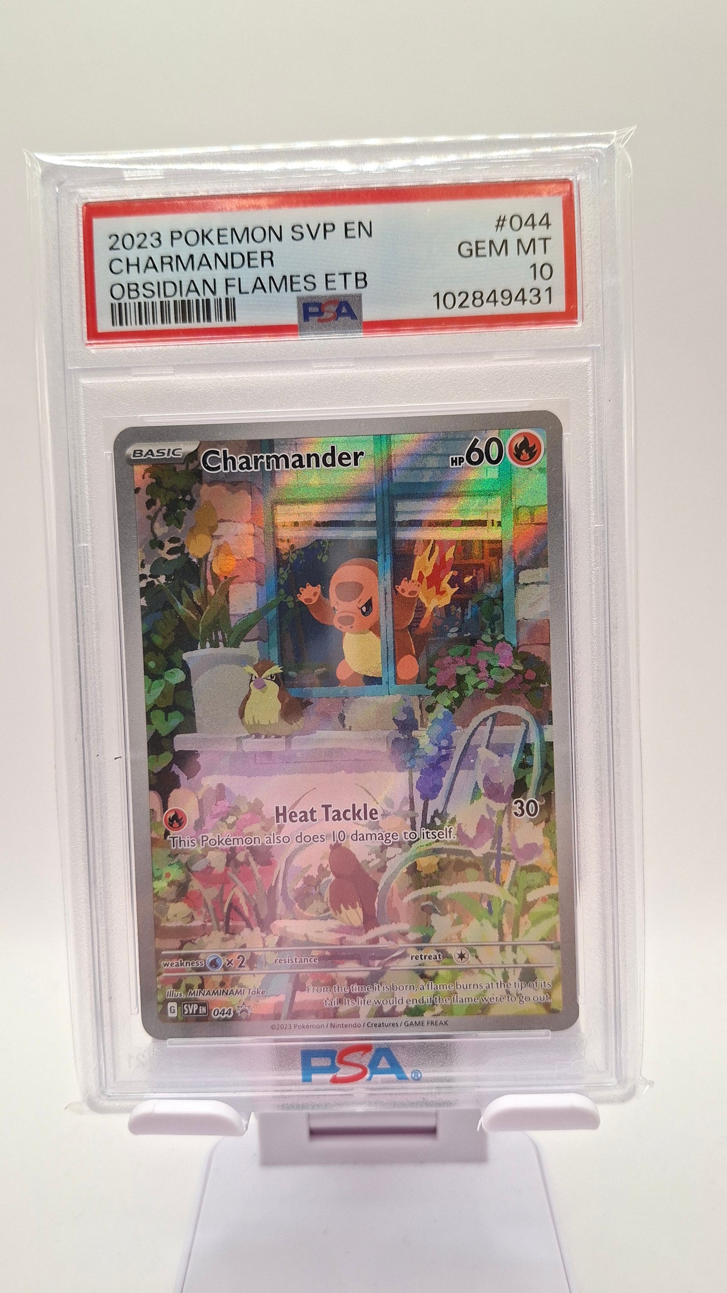 Charizard Rev SR Fight 076 CS PSA 10