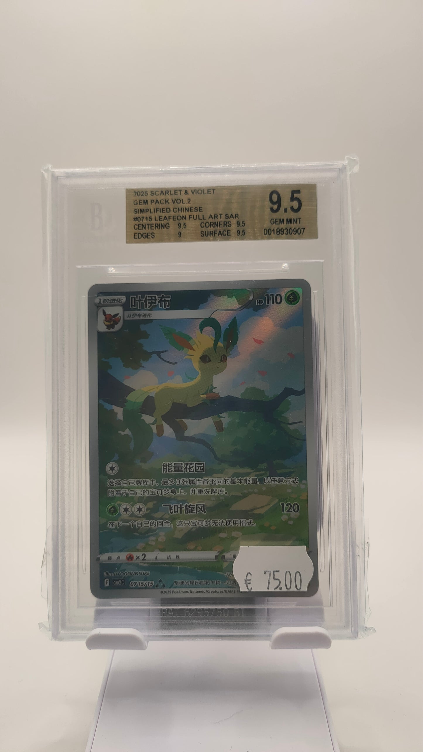 Leafeon FASAR CS BGS 9.5