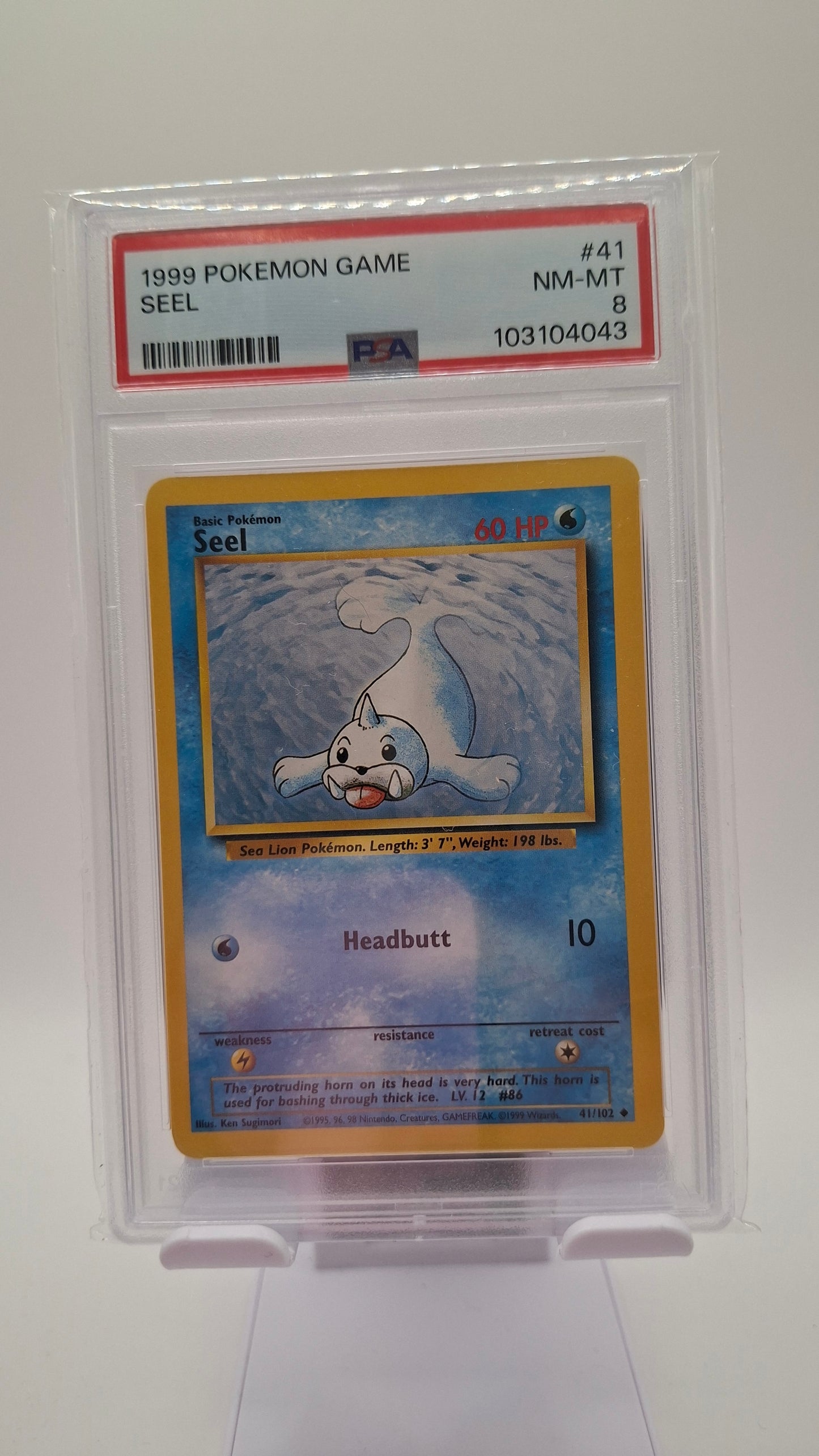 Base Set Seel 41 PSA 8