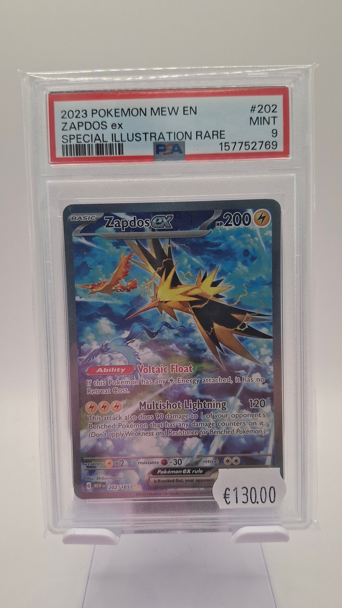Zapdos 202 PSA 9