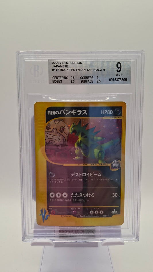 Rocket's Tyranitar 142 JP BGS 9