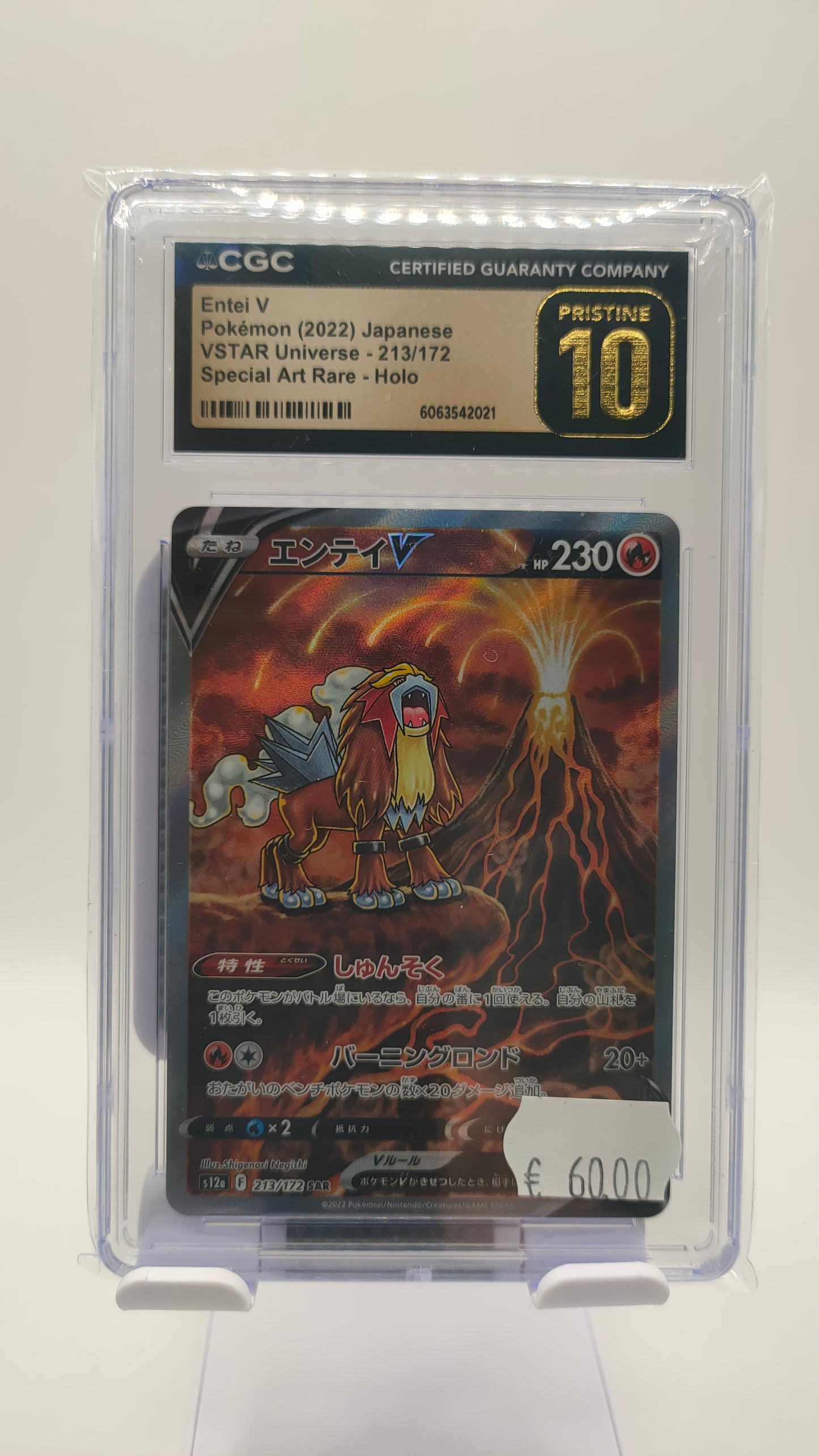 Entei 213 JP CGC Pristine 10