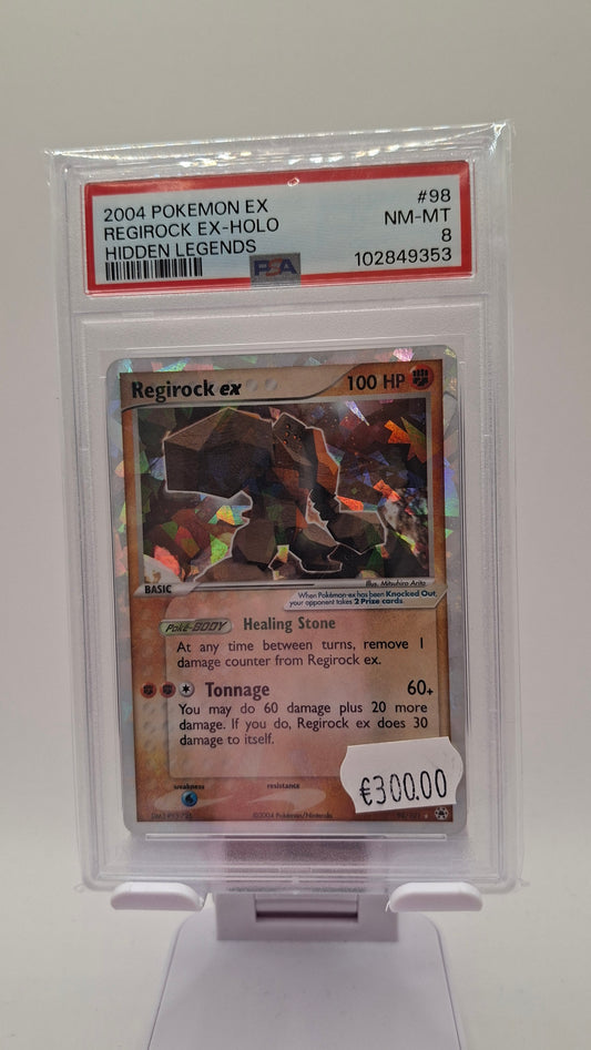 Regirock ex 98 PSA 8