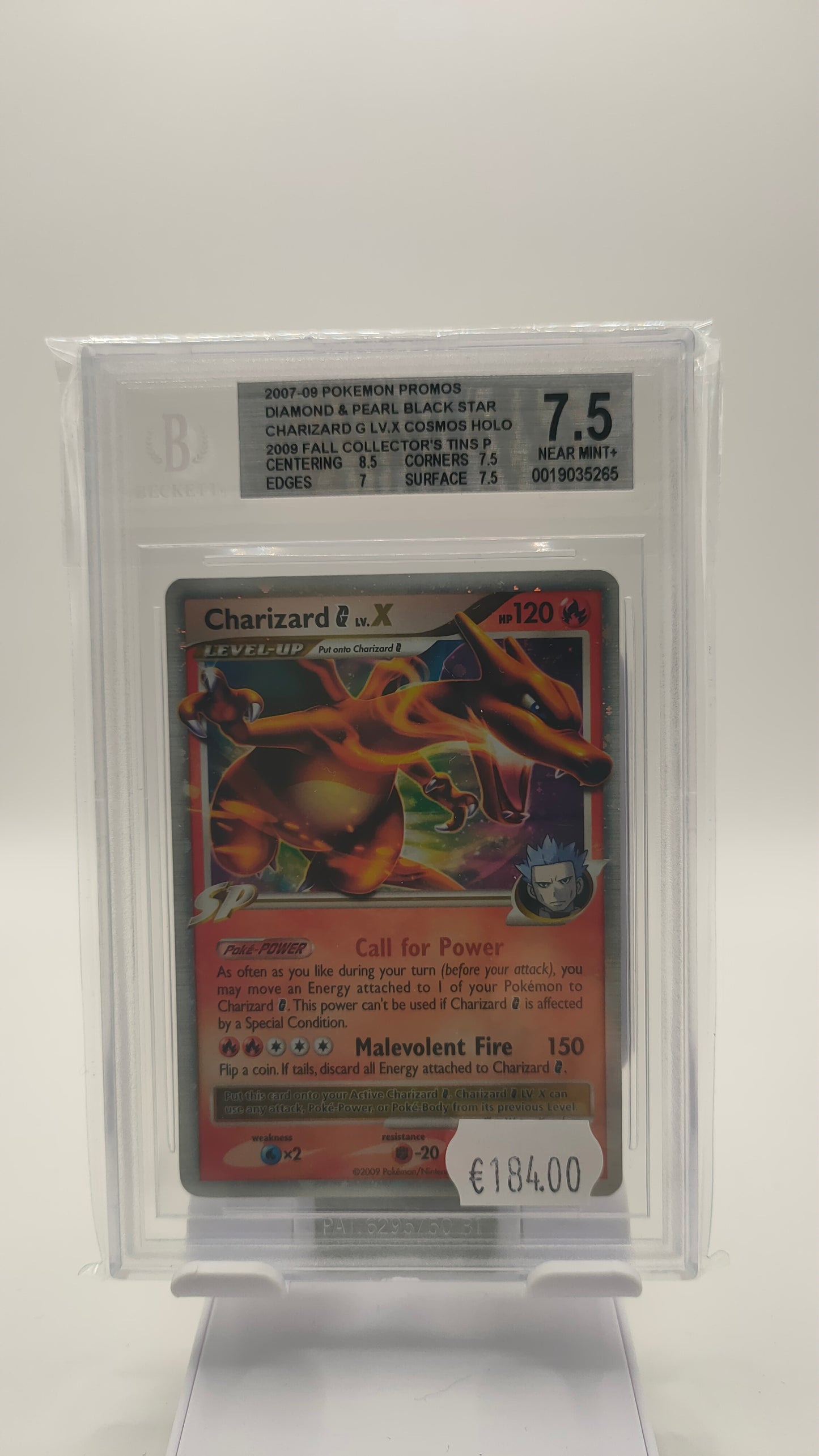 Charizard G lv.X BGS 7.5