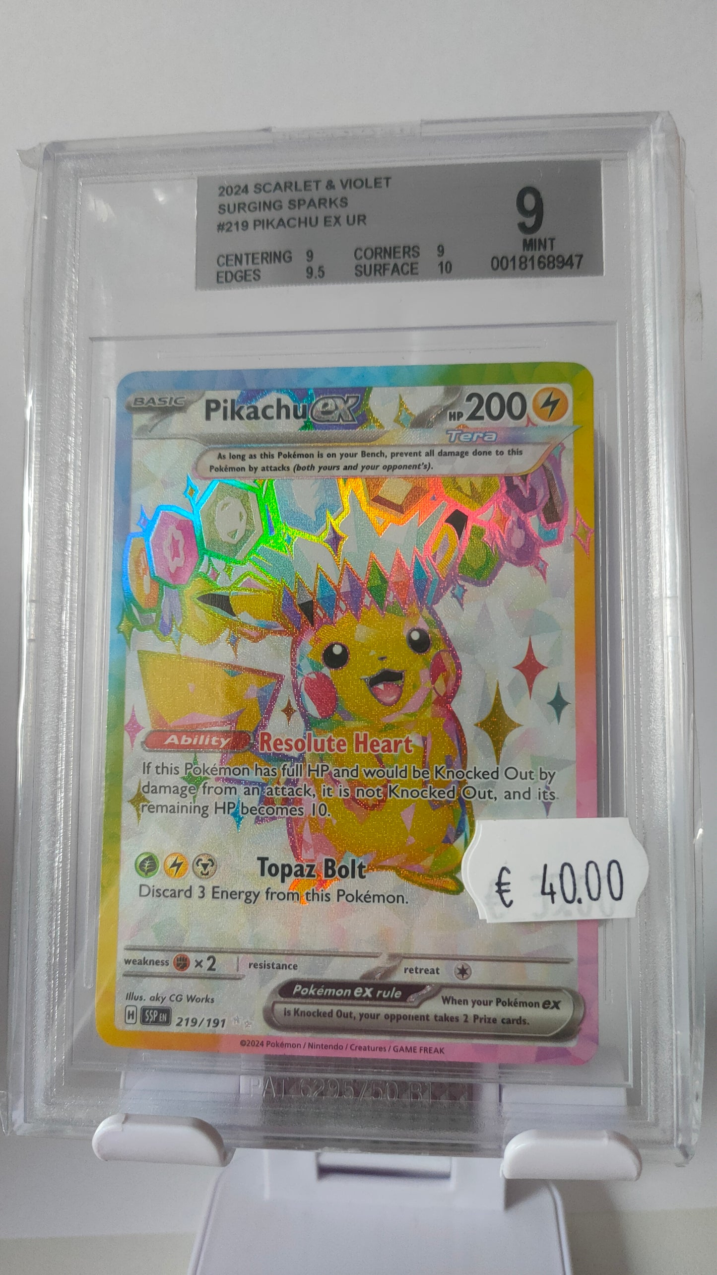 Pikachu UR BGS 9