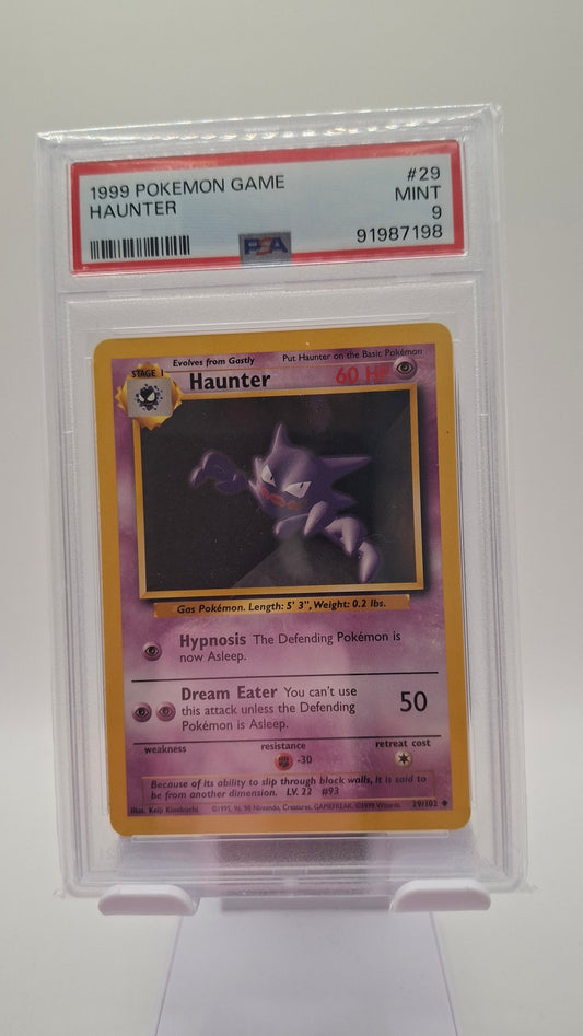 Base Set Haunter 29 PSA 9