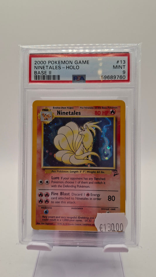 Ninetales Base 2 PSA 9